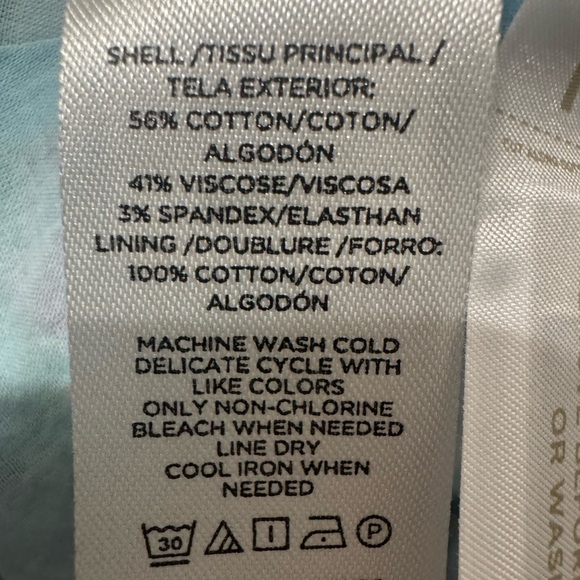 Ann Taylor Strawberry Cherry Floral Flutter Sleeve Flare Midi Dress Size 12 - Picture 6 of 6